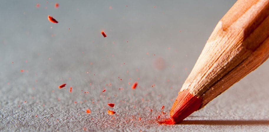 broken pencil