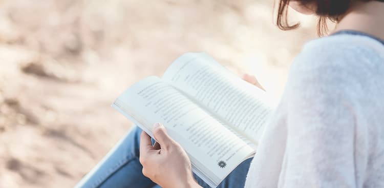woman reading