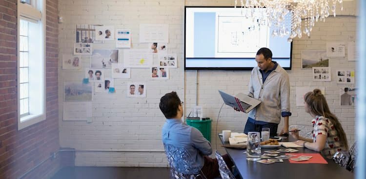 people in conference room