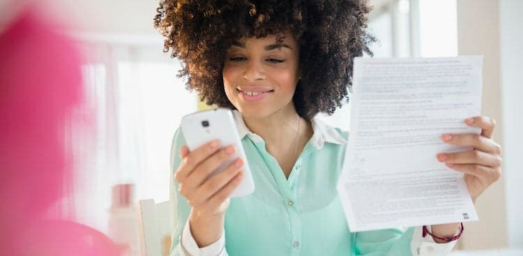 person dealing with finances