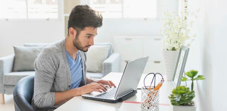 person writing letter