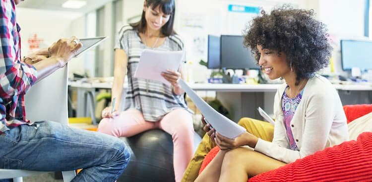 people reading applications