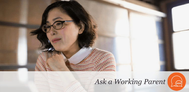 person looking at computer