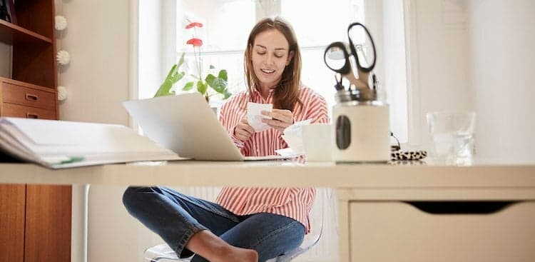 person worrying about money