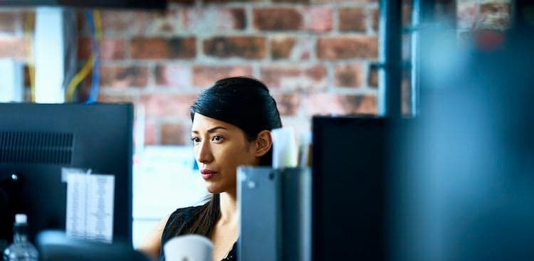 person feeling fake at work