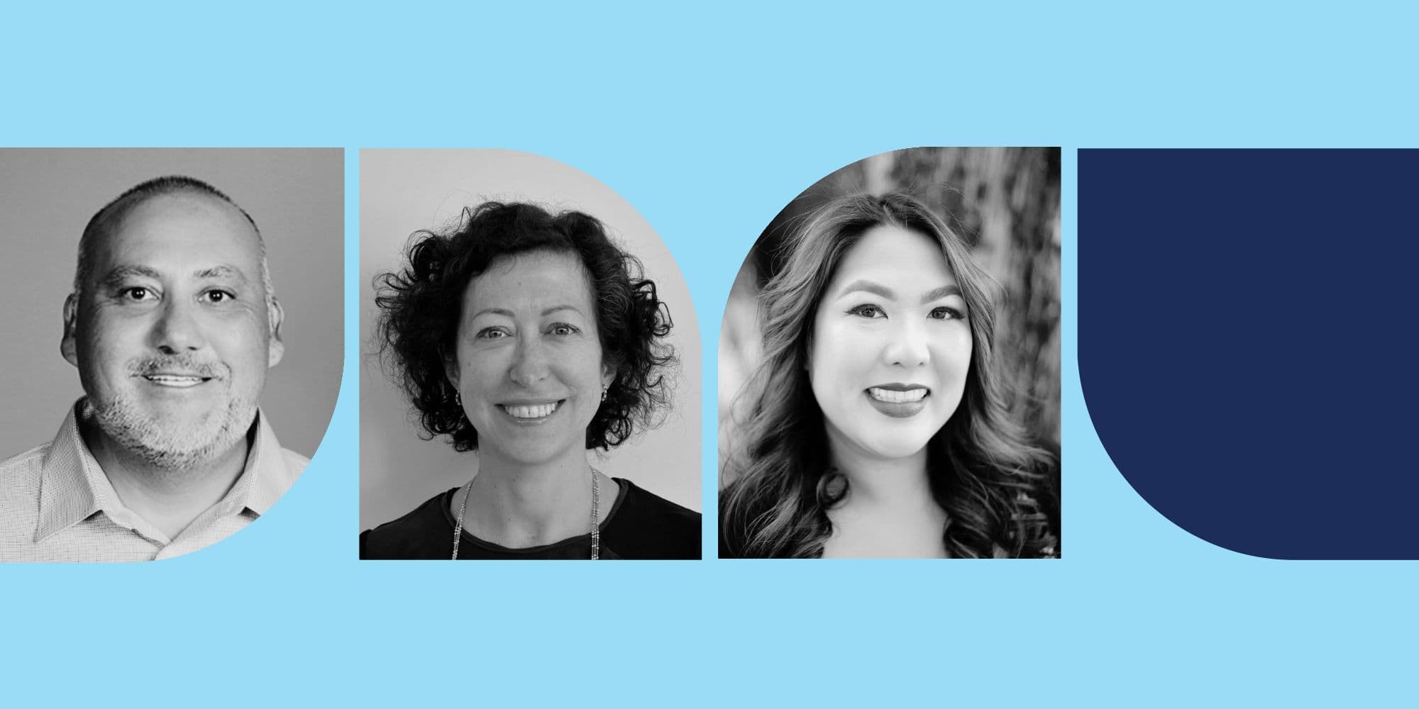 Victor Bracamontes, Alice Young, and Janice Wong-Perez of Atlassian