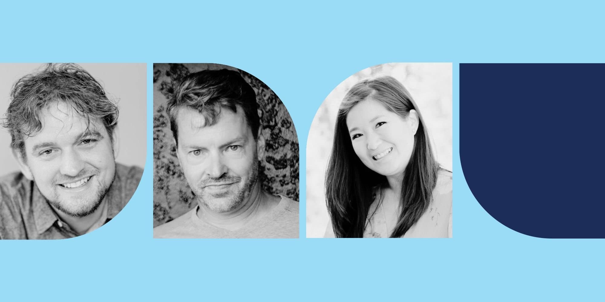 From left: Forrest Aldridge, Bryce Jonasson, and Jessica Lam, of CrowdStrike.