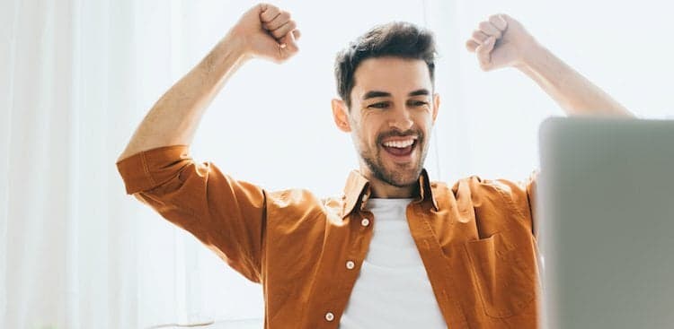 person playing office fantasy football