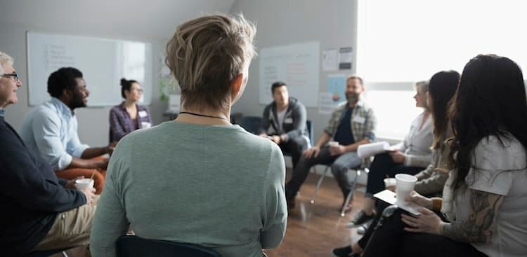 people in an affinity group at work